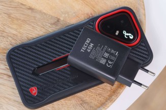 A nice braided USB cable and a 45W charger