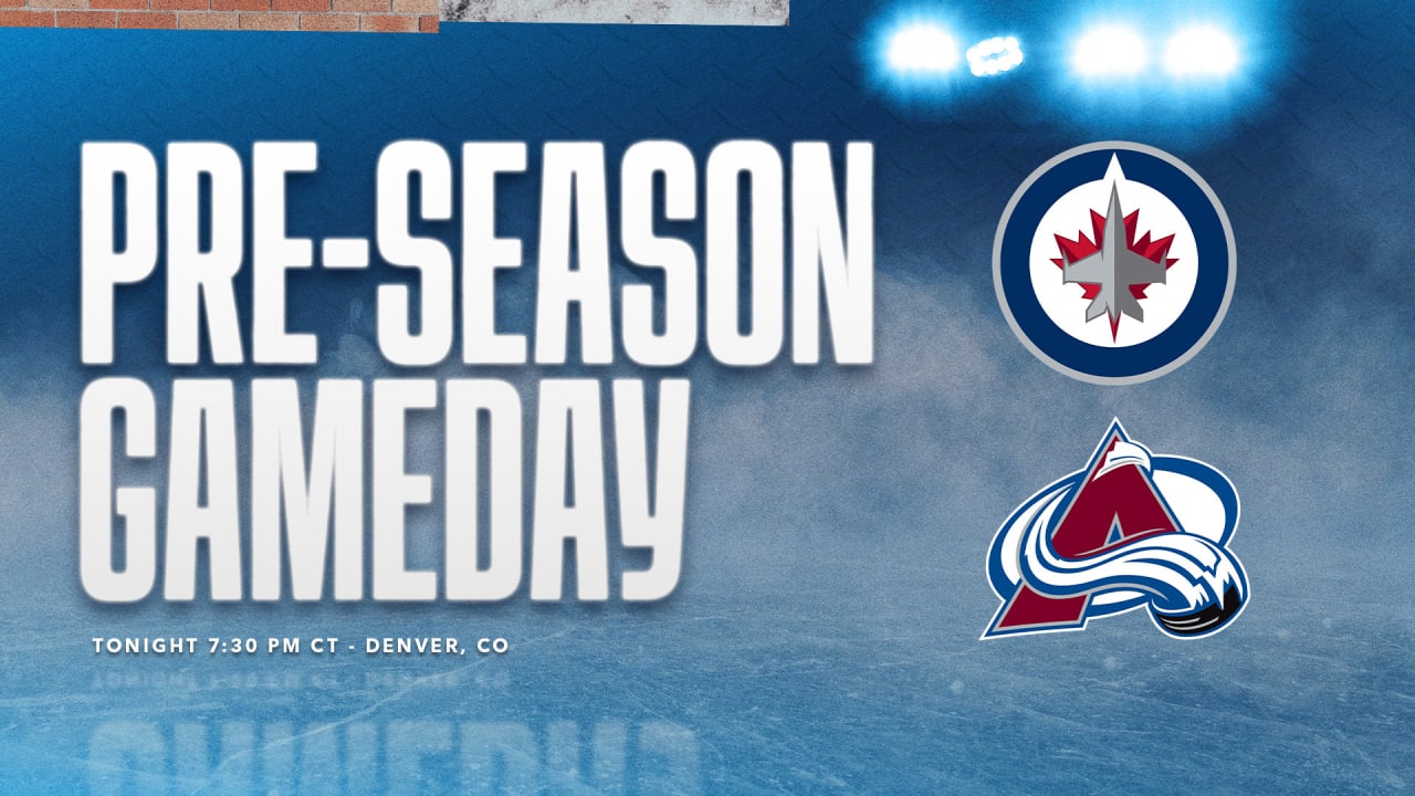 Game Information: September 25 Winnipeg Jets at Colorado Avalanche