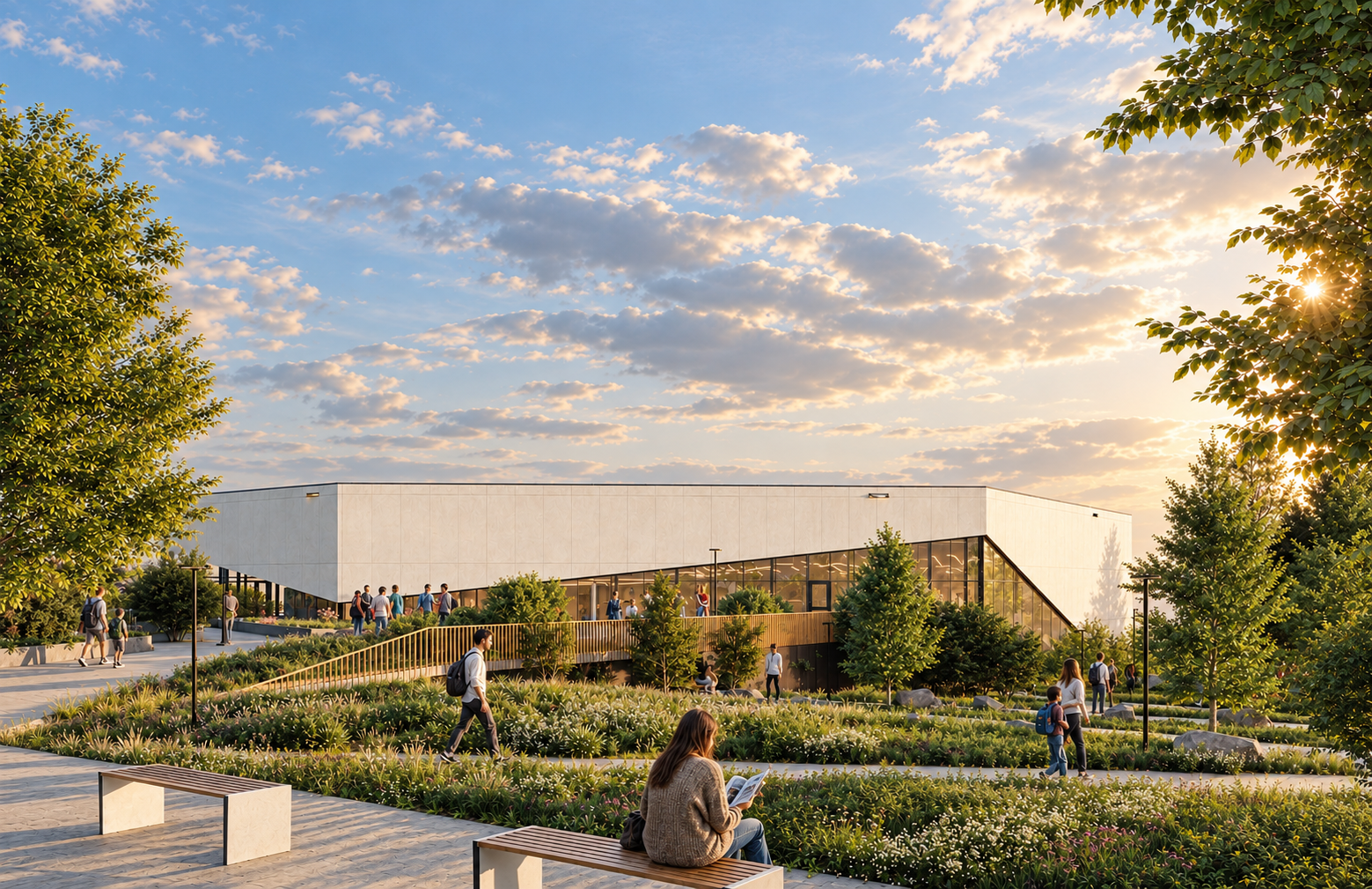 Construction progress celebrated at Symons Valley Centre Library
