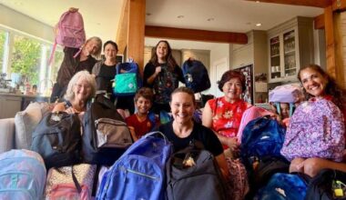 Rotary clubs provide backpacks to 51 Surrey students