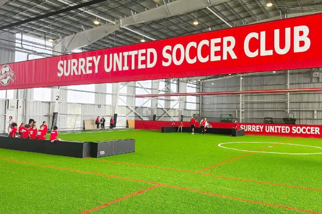 Surrey United Soccer Club opens new training facility in Cloverdale