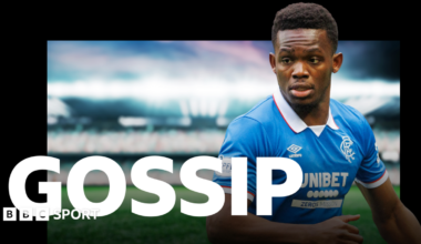 Rabbi Matondo in Rangers colours