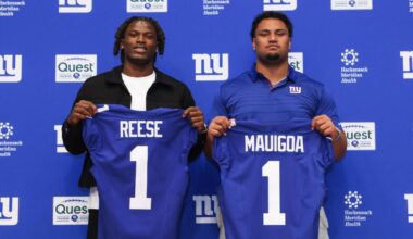 Former Giants player questions Arvell Reese, Francis Mauigoa picks