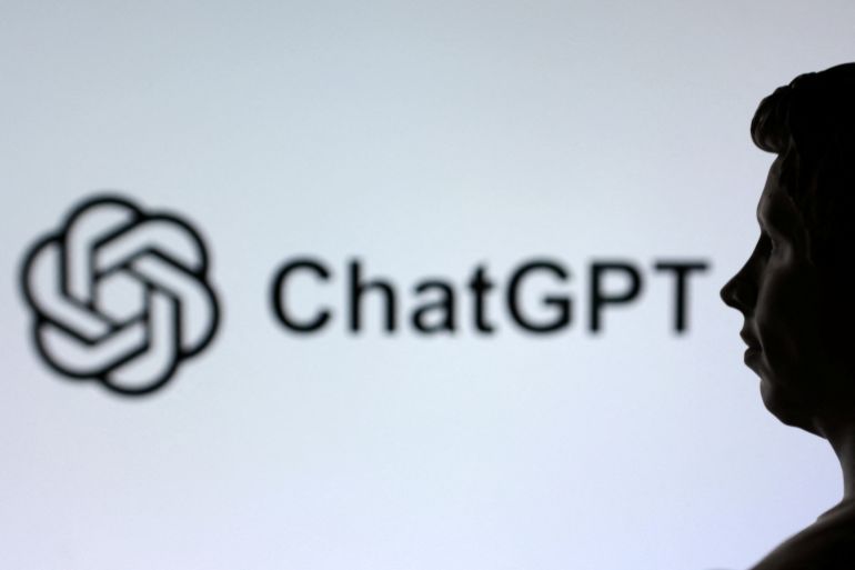 A 3D-printed miniature model of Sam Altman and the ChatGPT logo are seen in this illustration taken on July 20, 2026