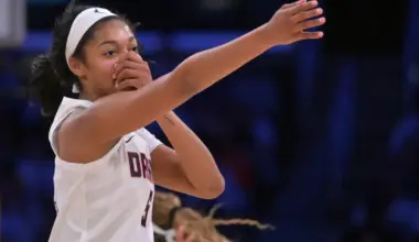 Angel Reese challenged Paige Bueckers at Team USA practice, and the response was priceless image