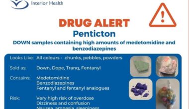 Fluorofentanyl, benzos and medetomidine contaminate Penticton drug supply
