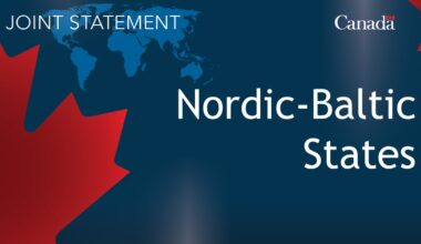 Joint Statement on the Canada-Nordic-Baltic Eight meeting