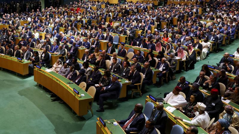 UN live: Ukraine’s Zelensky addresses UN General Assembly following Iranian president’s vow to ‘never bow’ to Trump