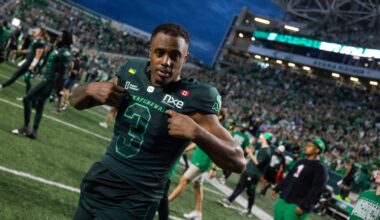 Roughriders' KeeSean Johnson reaches milestone with runway for more