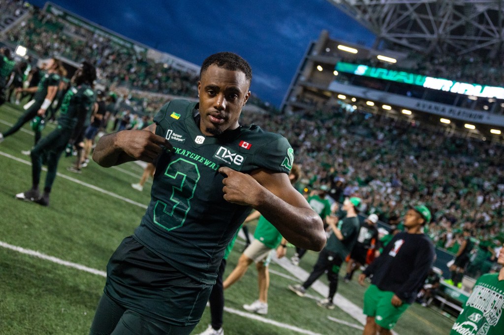 Roughriders' KeeSean Johnson reaches milestone with runway for more