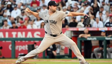 Watch Yankees' Gerrit Cole Make MLB History by Allowing 3 Straight HRs to Start Padres Game on Video