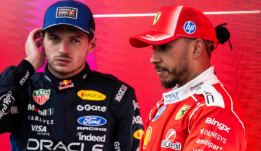 Hamilton, Verstappen, socials