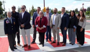 North Delta crosswalk celebrates 100 years of Royal Canadian Legion