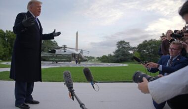 Trump escalates standoff with press in fresh attacks on MS NOW, CNN