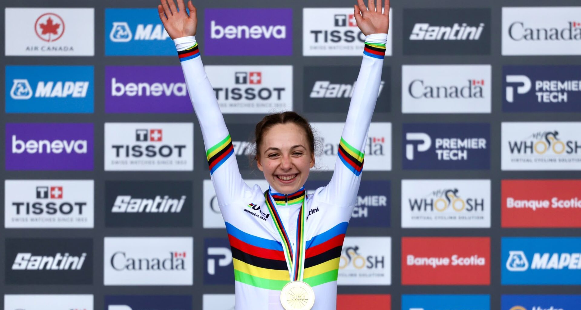 Poland claims the Junior women's time trial rainbow jersey in Montreal