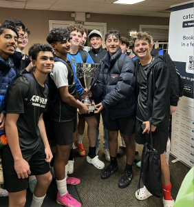 Safaei and Elite United FC Celebrating Their Championship Win