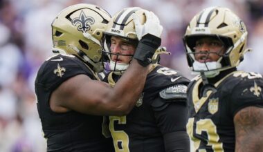 NFL roundup, Week 2: Tyler Shough scores on fourth-down sneak as Saints rally past Ravens 24-17