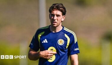 Luis Binks training with Scotland in Spain