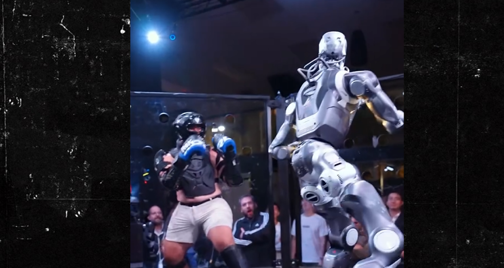 Influencer Frankie LaPenna Gets Butt Kicked By Terminator-like Robot In Boxing Match