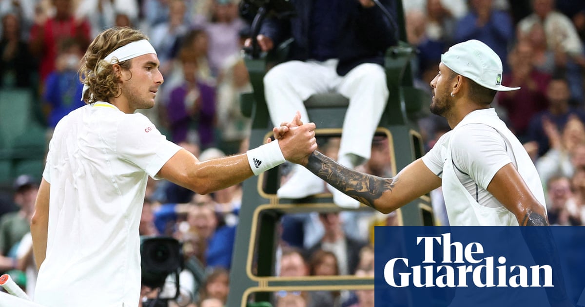 Stefanos Tsitsipas says Nick Kyrgios’s cocaine ban was ‘pretty much expected’ | Nick Kyrgios