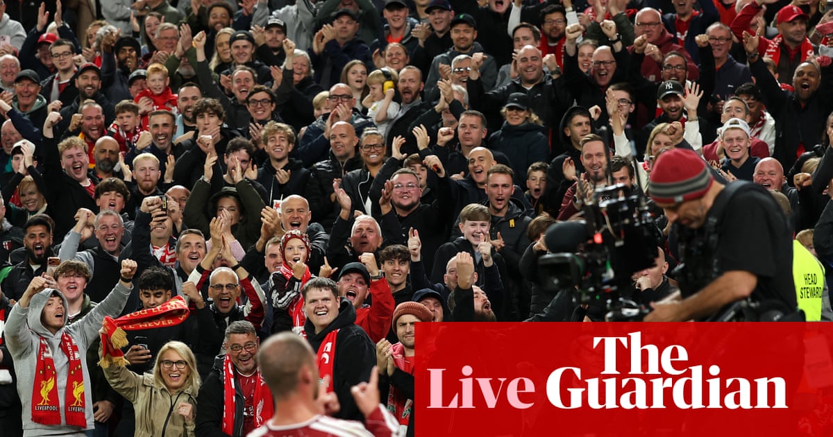 Liverpool v Tottenham Hotspur: Carabao Cup third round – live | Carabao Cup