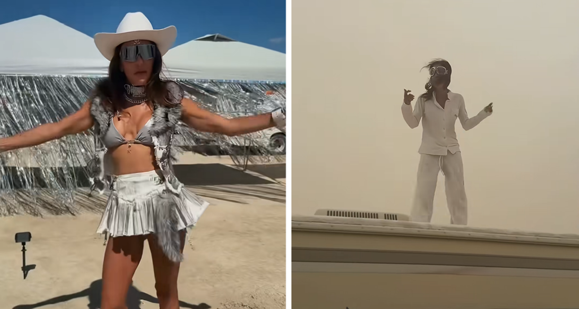 Bethenny Frankel Shows Off Festive Burning Man Look, Gives Wild Neighborhood Tour