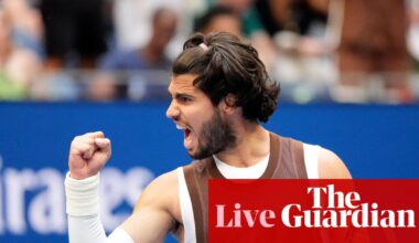 US Open tennis: Alcaraz, Sabalenka, Pegula and Medvedev advance on day six – as it happened | US Open Tennis 2026