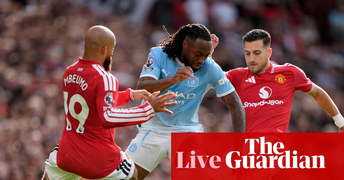 Manchester United v Manchester City: Premier League – live | Premier League
