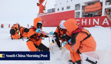China and Russia launch first sea ice survey aboard Xuelong 2 as Arctic tensions swell