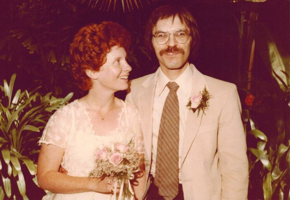 SUPPLIED
Charles Leblanc and Catherine Graham on their wedding day.