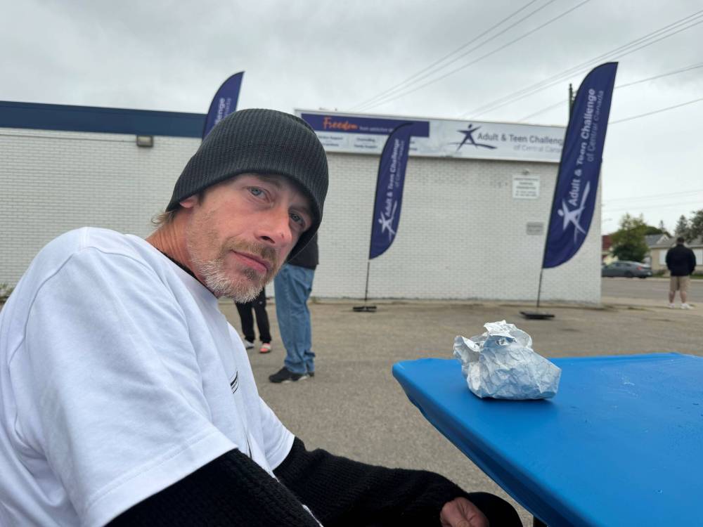 MORGAN MODJESKI / FREE PRESS
Michael ‘Chad’ Wagner, who struggles with a fentanyl addiction, said he thinks Winnipeg needs more services to help people with addictions.