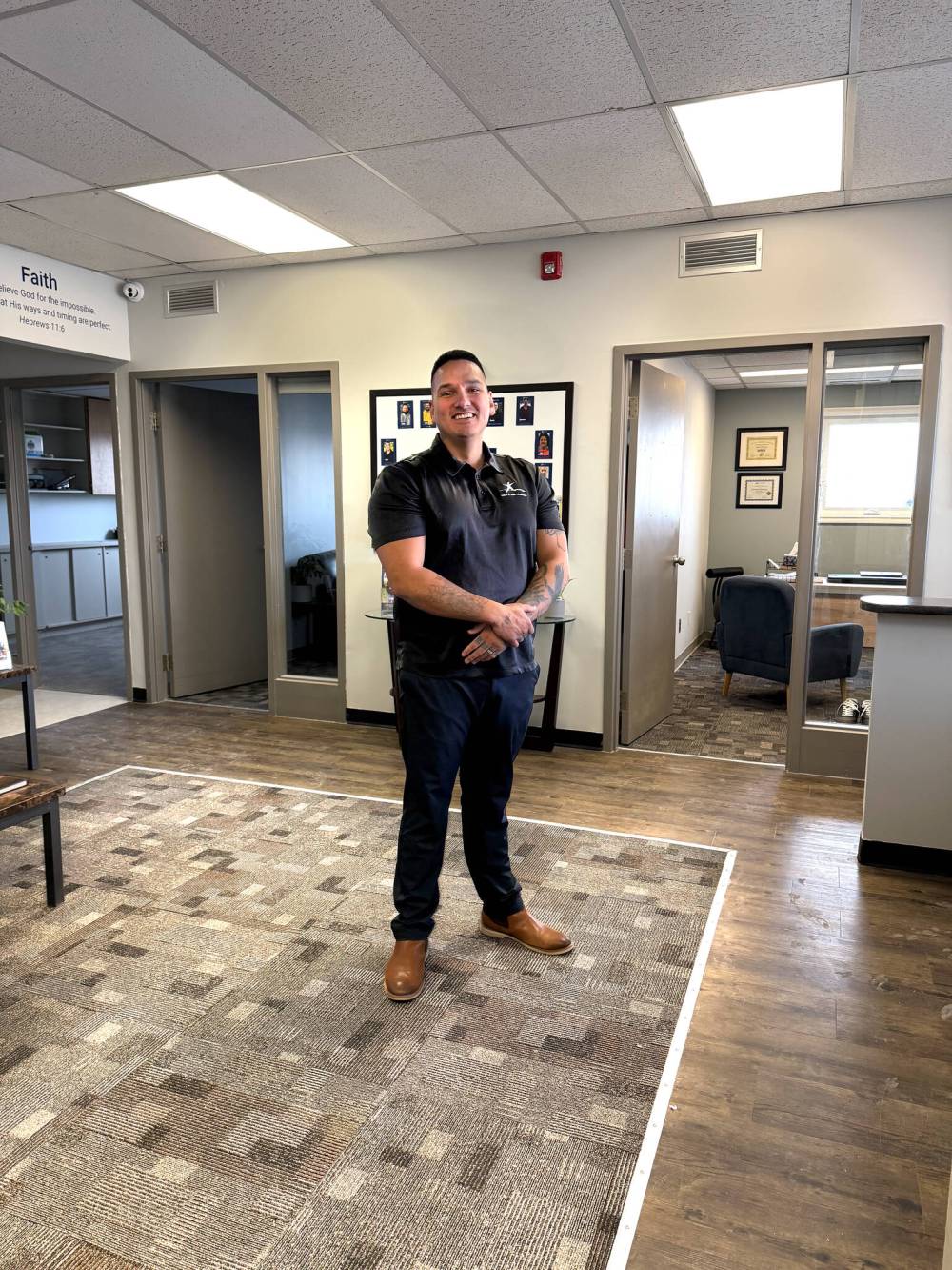 SUPPLIED
Richard Halverson, who works out of the organization’s Steinbach office, says lending an ear to struggling people is a start.