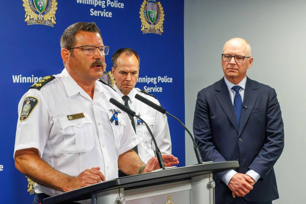 MIKE DEAL / FREE PRESs fileS
Winnipeg Police Chief Gene Bowers