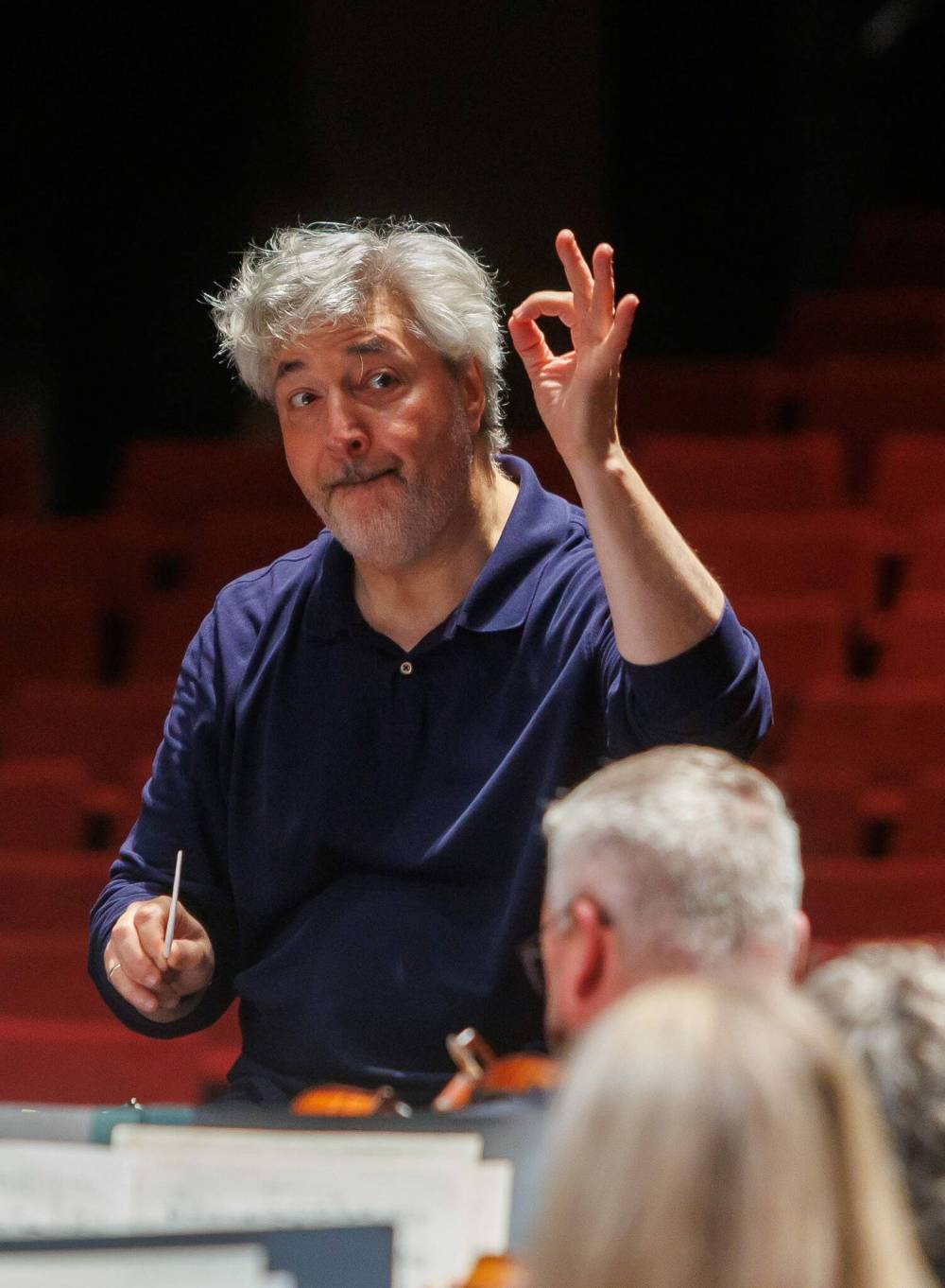 MIKE DEAL / FREE PRESS
Daniel Raiskin: really letting the orchestra rip.