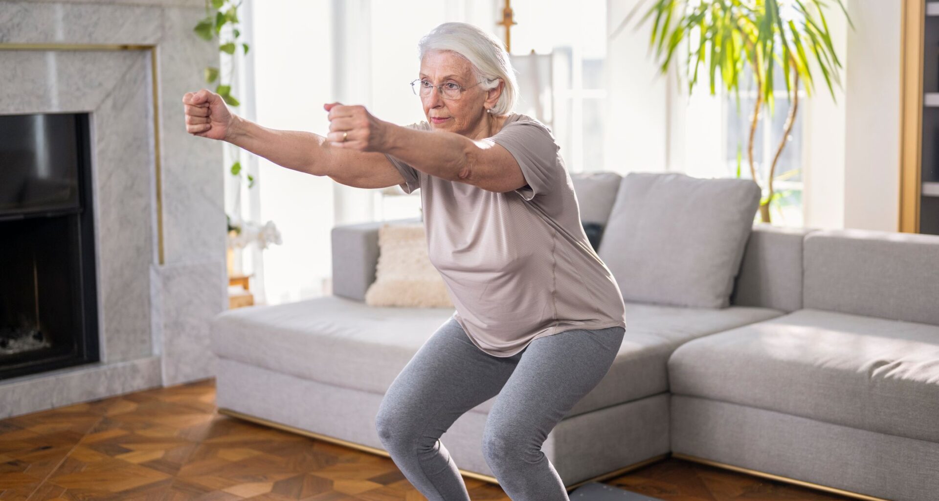 A personal trainer is a carer for two elderly family members—this is the gentle five-move workout she does to keep them active and mobile