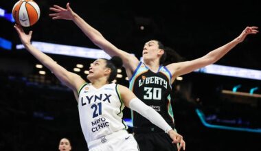 No. 8-seeded Liberty sweep top-seeded Lynx 87-71 in quarterfinals, advance to WNBA semifinals