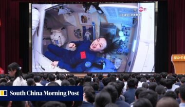 ‘Keep pushing, never fear hardships,’ Hong Kong’s first astronaut tells students