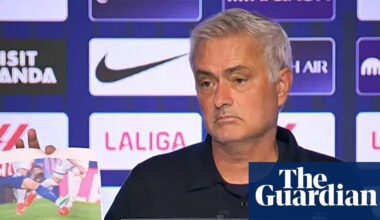 Paper trail of protests: José Mourinho plays the hits in Madrid derby defeat | La Liga