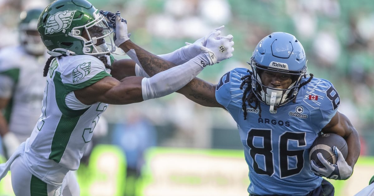 Veteran receiver Damonte Coxie enjoying best CFL season with Toronto Argonauts