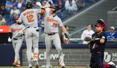 Orioles score five runs in second inning of 7-4 victory over Blue Jays