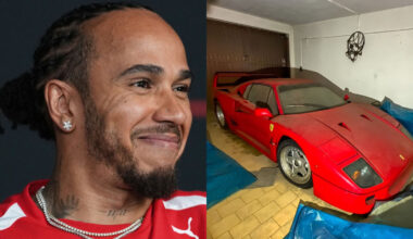 Lewis Hamilton finally drives his dream Ferrari F40 after it remained untouched since 1991