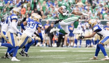 Bombers’ late-game heroics ends in overtime loss to Riders | Winnipeg Blue Bombers