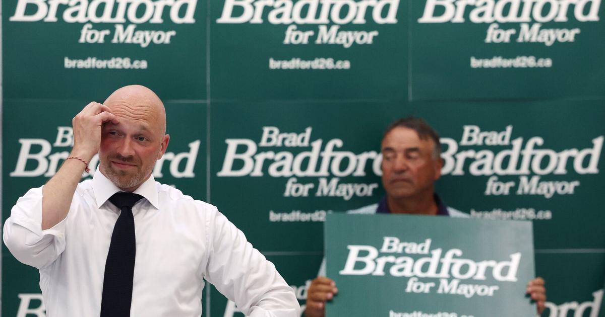 Brad Bradford’s rise in the polls has stalled — how is he going to win Toronto’s mayoralty? - Toronto Star