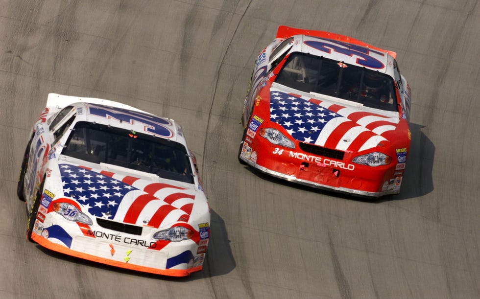 MBNA-Cal Ripken Jr. 400 X flags