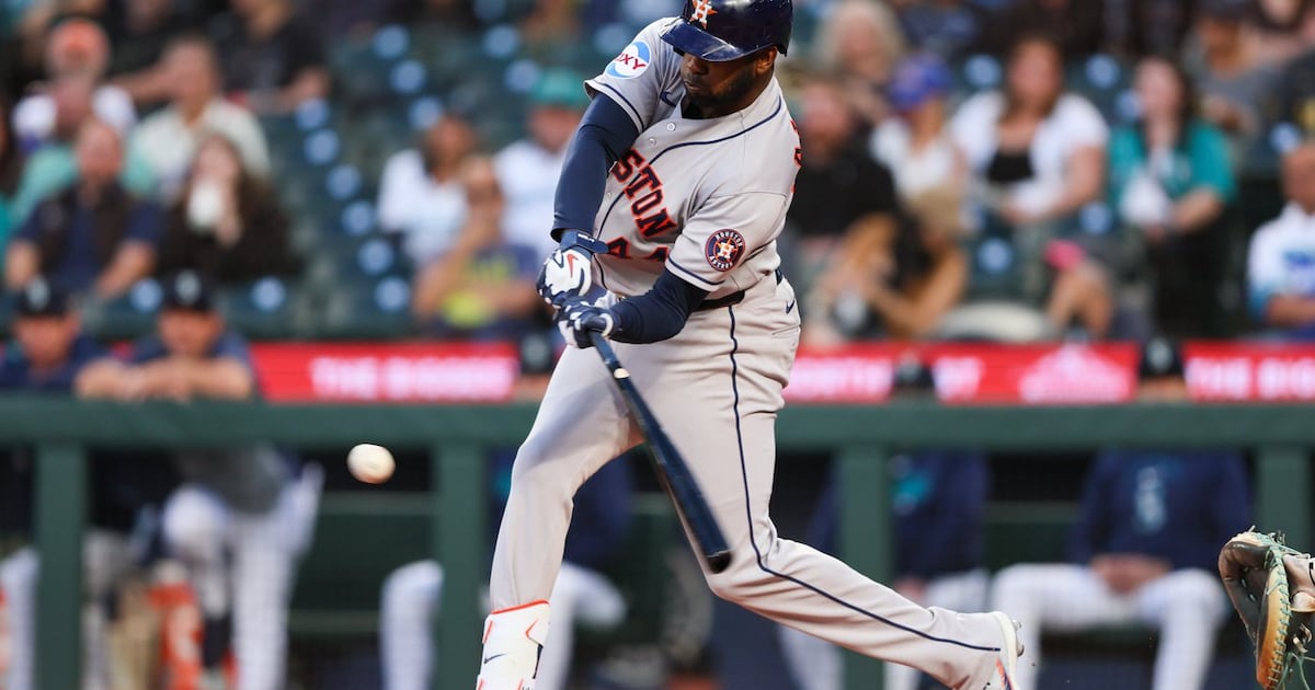 Triple Crown still within reach for Astros slugger Yordan Alvarez after big game in Seattle