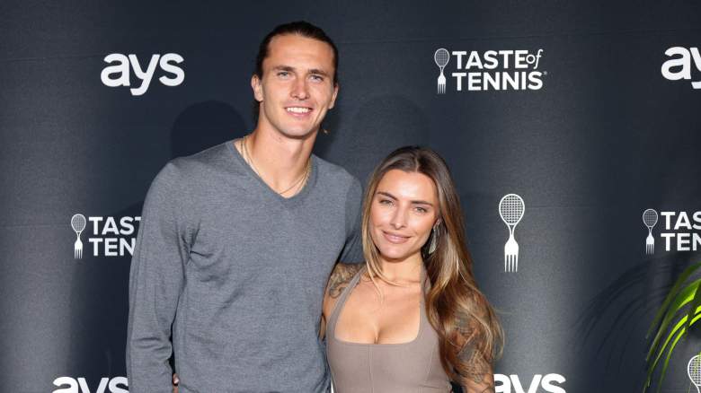Alexander Zverev and Sophia Thomalla attend Taste of Tennis Indian Wells 2025