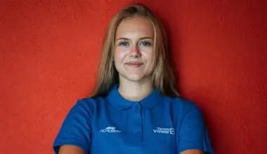 LAS VEGAS, NEVADA - NOVEMBER 22: 2025 F1 Academy champion and 5th placed Doriane Pin of France and