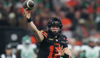BC Lions climb CFL standings with win over Saskatchewan Roughriders