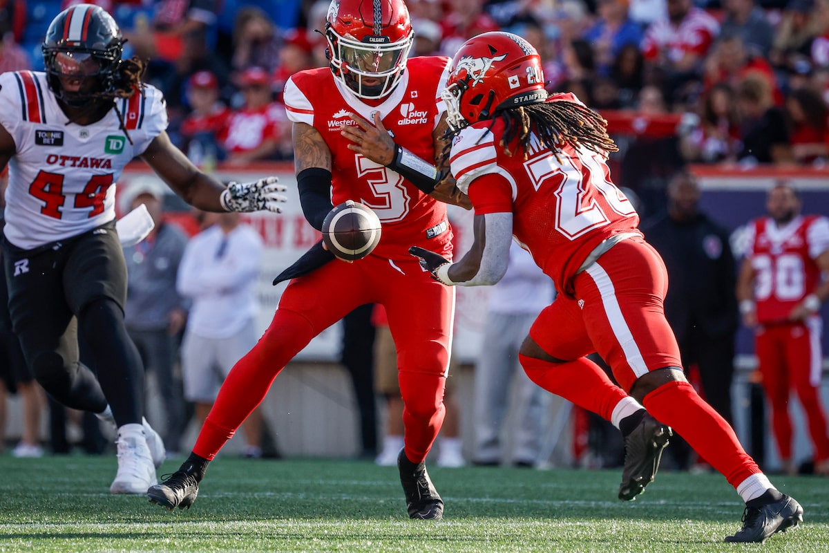 Calgary Stampeders down Ottawa Redblacks 40-38 with 62-yard field goal