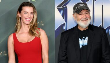 Betty Gilpin and Rob Reiner
